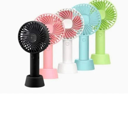 Portable USB Rechargeable Fan | Handheld 3 Speed Strong Wind Electric Small Mini Cooling Fan