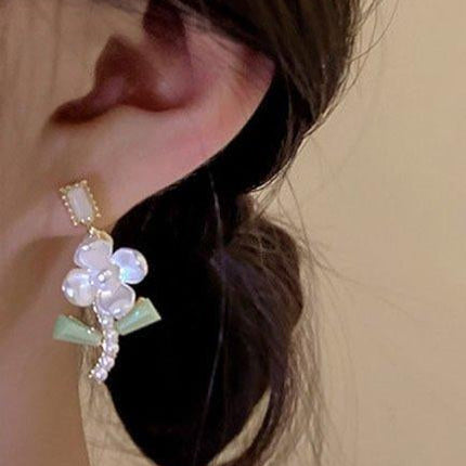 Flower Drop Earrings