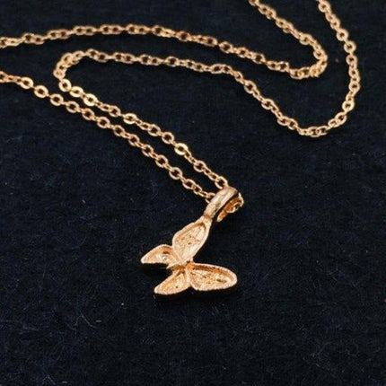 Butterfly Pendent With Chain.
