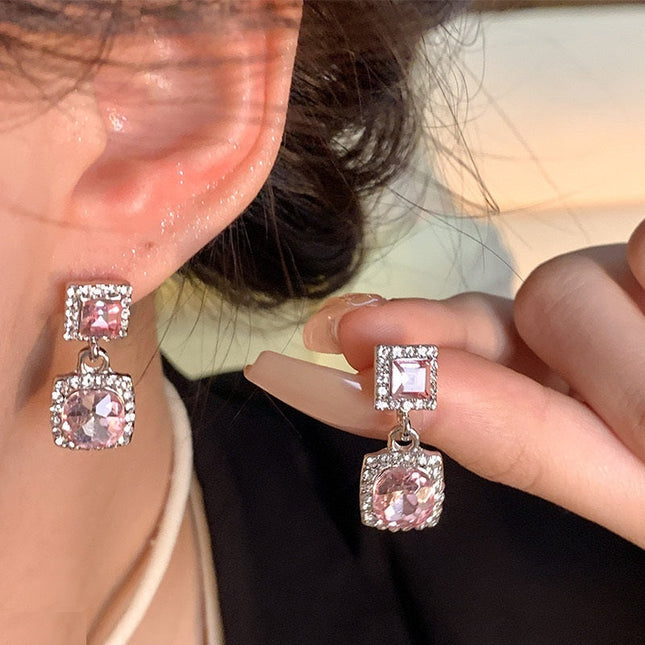Square Drop Earrings