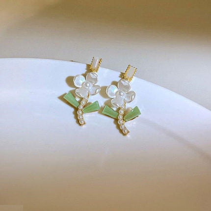 Flower Drop Earrings