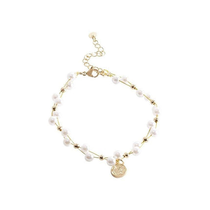 Pearl Round Bracelet Adjustable