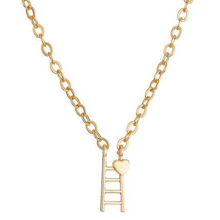 Ladder Pendent with Gold-Plated Chain