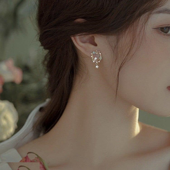 Flower/Butterfly Drop Earrings