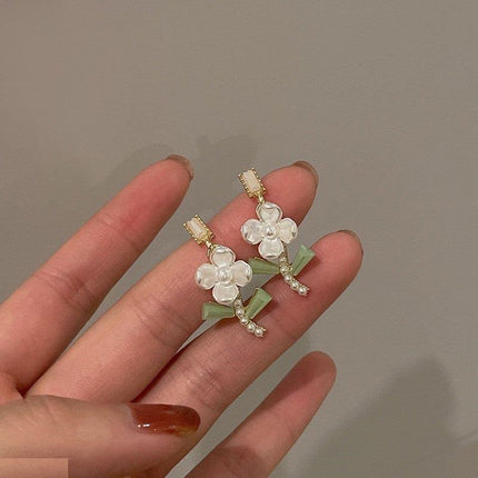 Flower Drop Earrings