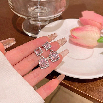 Square Drop Earrings