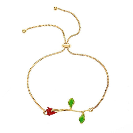 Floral  Bracelet Gold Plated